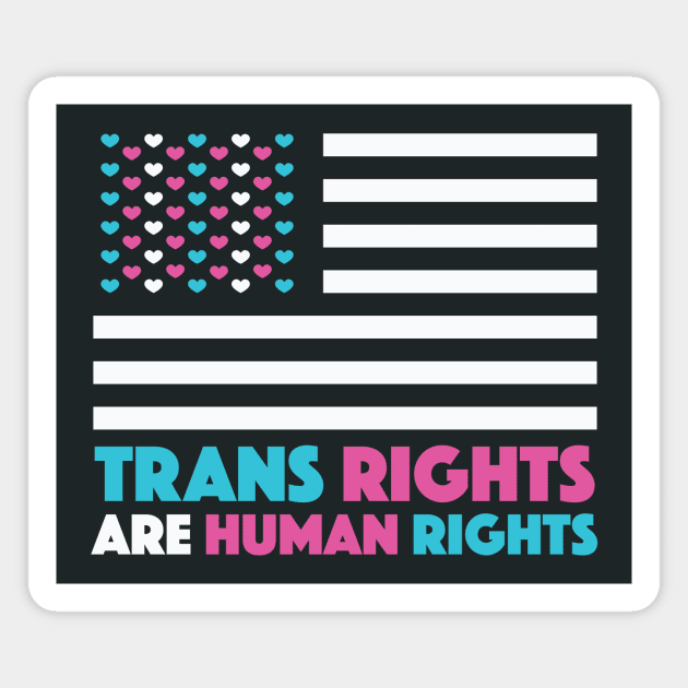 Trans Rights Are Human Rights Magnet by SLAG_Creative